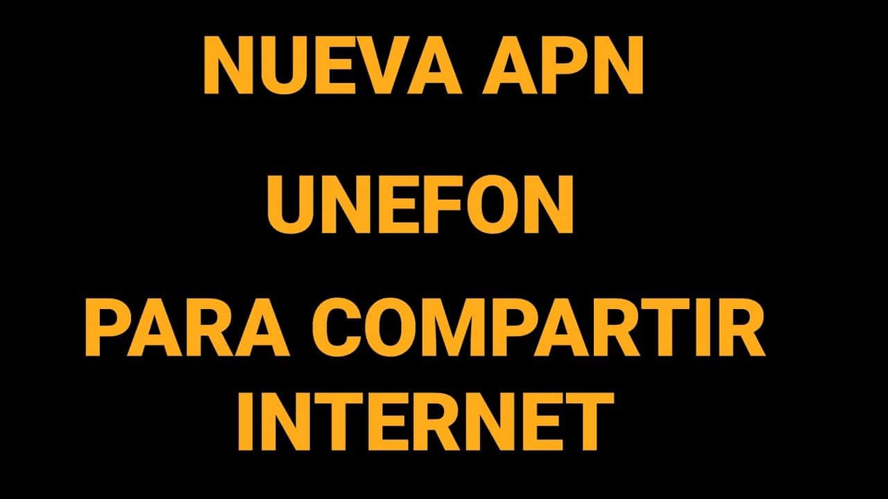 APN para compartir InternetConfigurar Apn