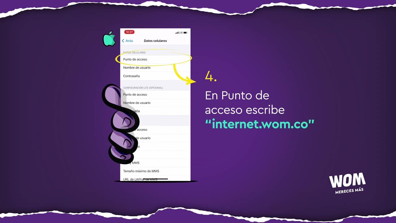 Como configurar APN en iPhone en ColombiaConfigurar Apn