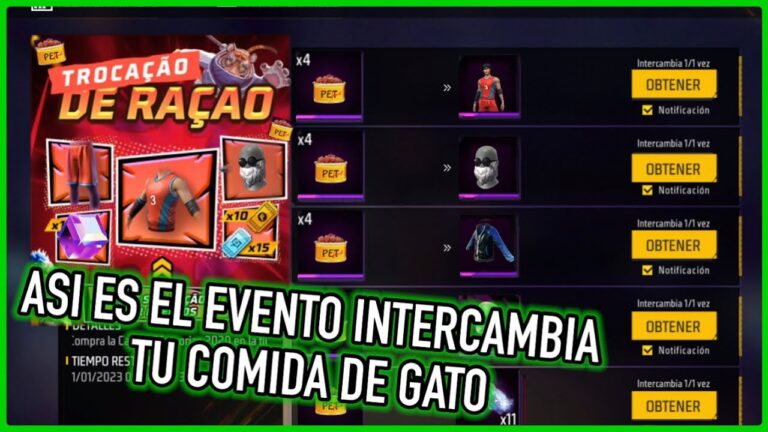 Como obtener el gato gratis en Free Fire