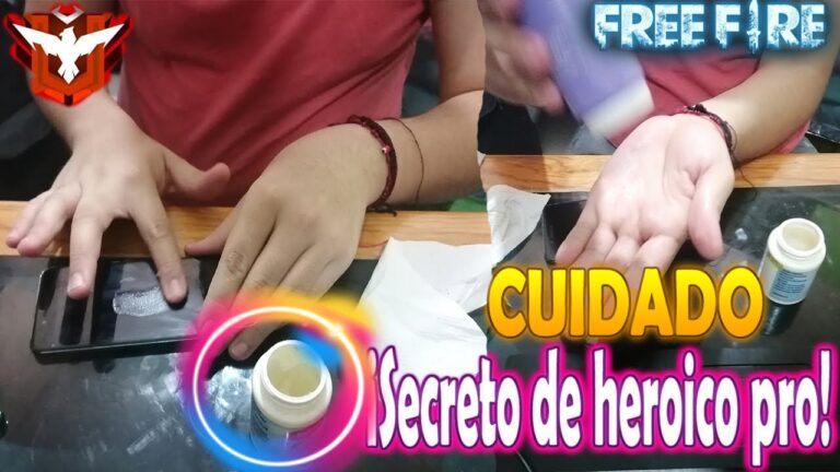 Me sudan las manos al jugar Free Fire