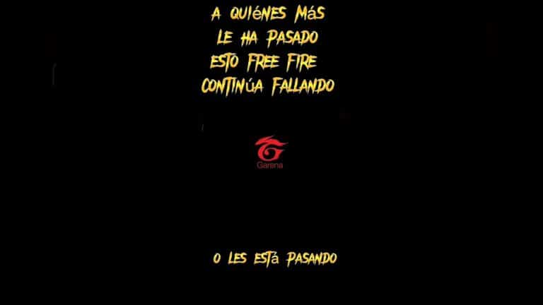 Por que marca red con mucho trafico en Free Fire