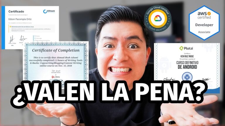 Que tan bueno es el certificado de Platzi