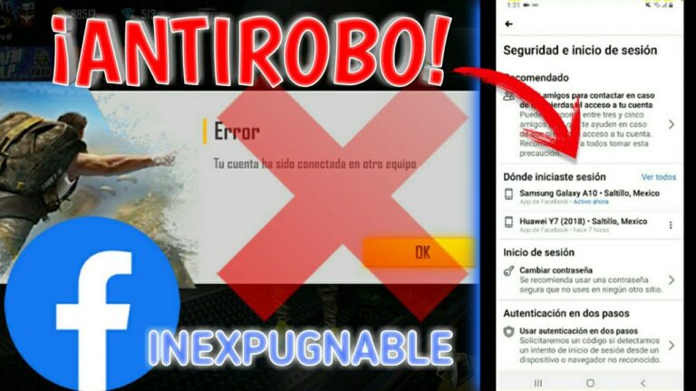 como protegerte de los intentos de robo de cuentas de free fire a traves de facebook
