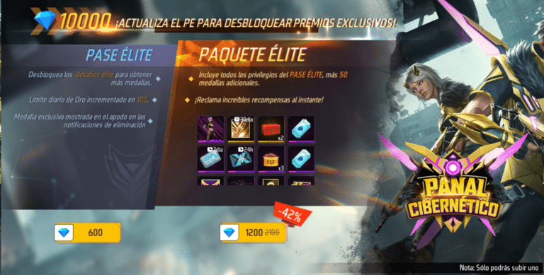 consigue la cuenta de free fire con todos los pases elite que siempre has querido