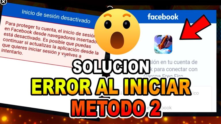 solucion free fire no puedo iniciar sesion con facebook descubre como resolver este problema