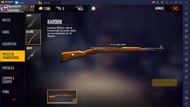 Free Fire Best Weapons 2021 ES 6